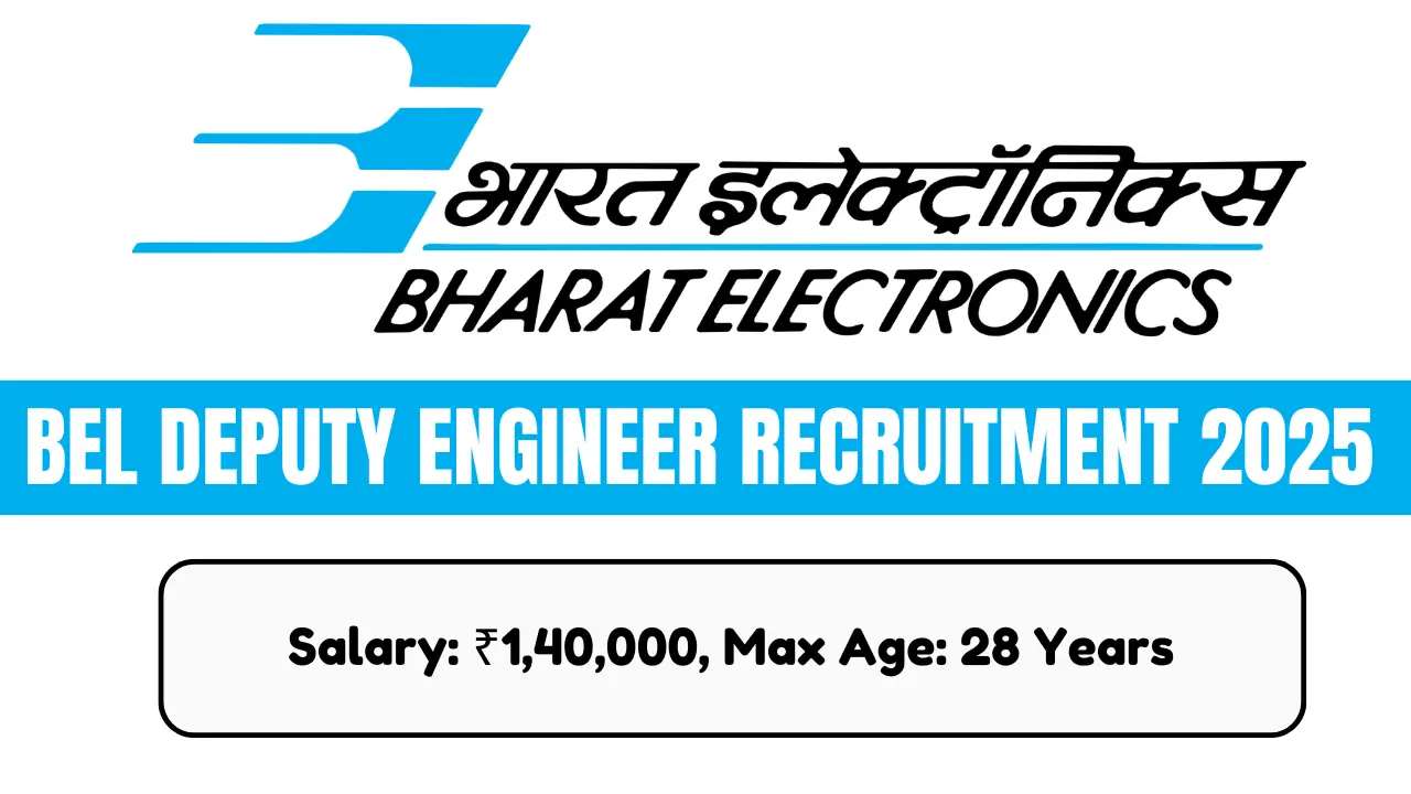 BEL Deputy Engineer Recruitment