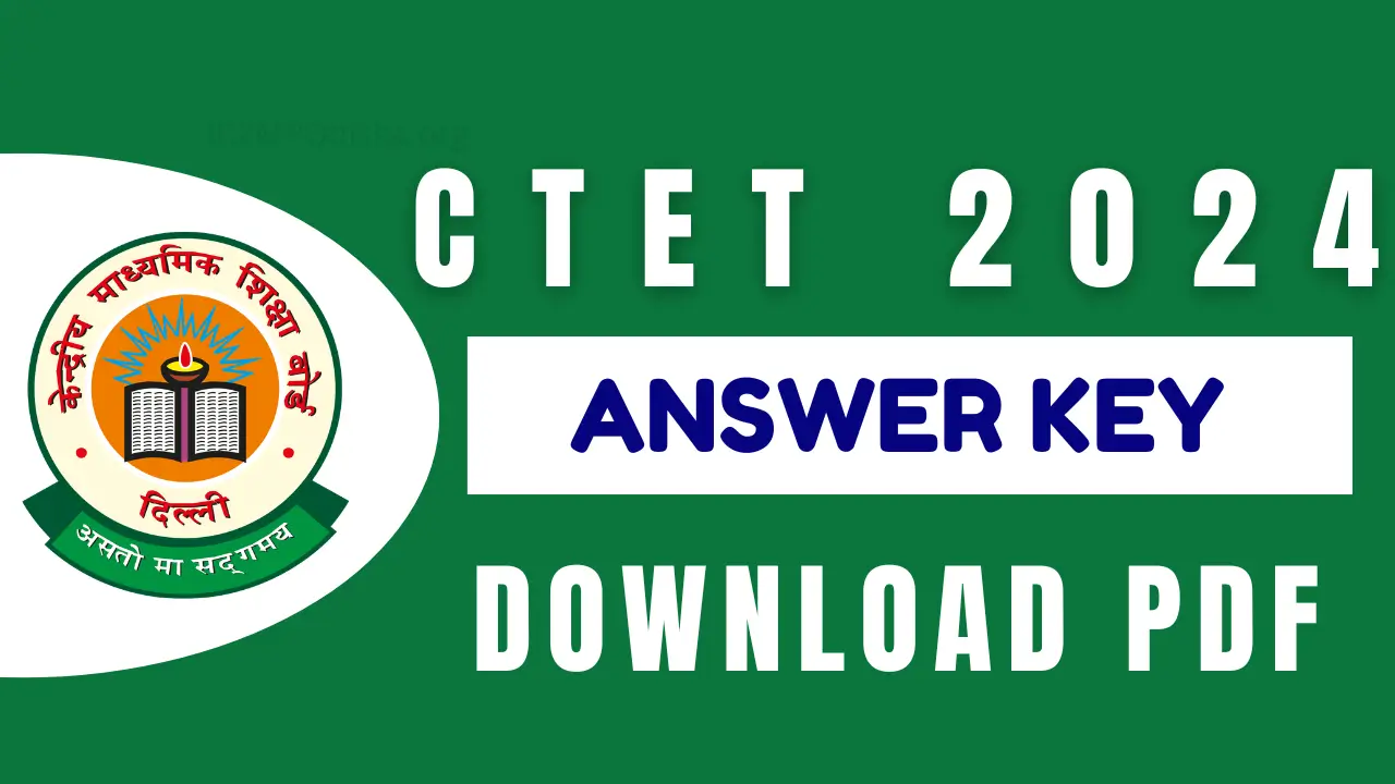 CTET Answer Key Out