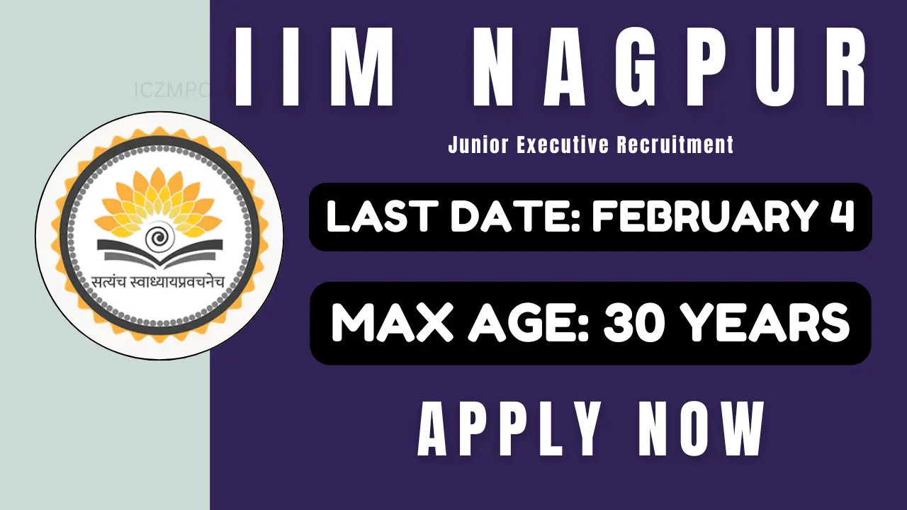 IIM Nagpur Junior Executive Post Recruitment