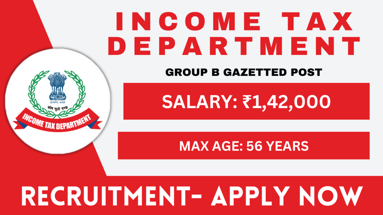 Income Tax Department Recruitment