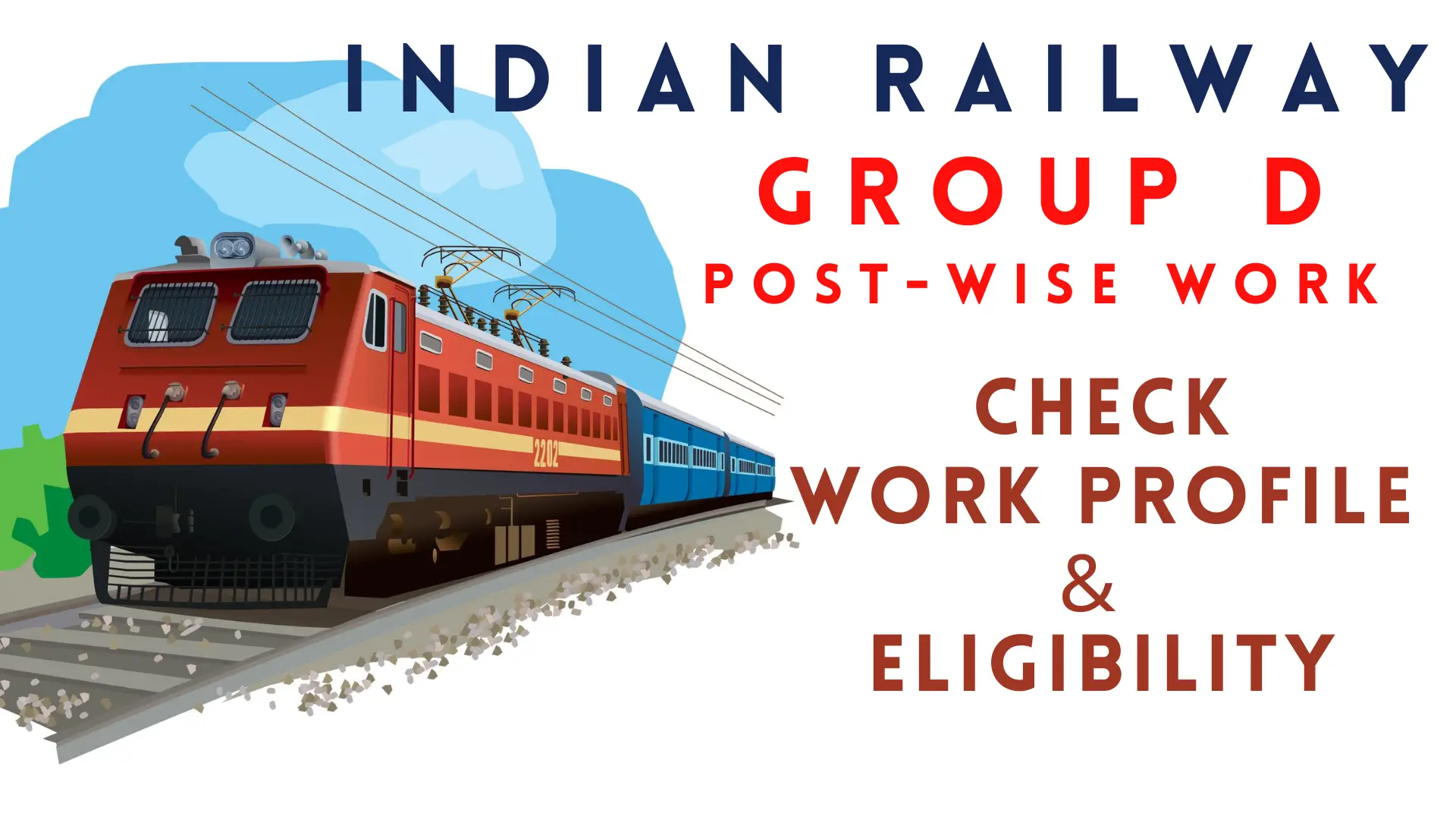 Indian Railway Group D Post Wise Work