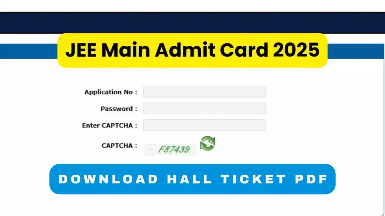 JEE Main Hall Ticket