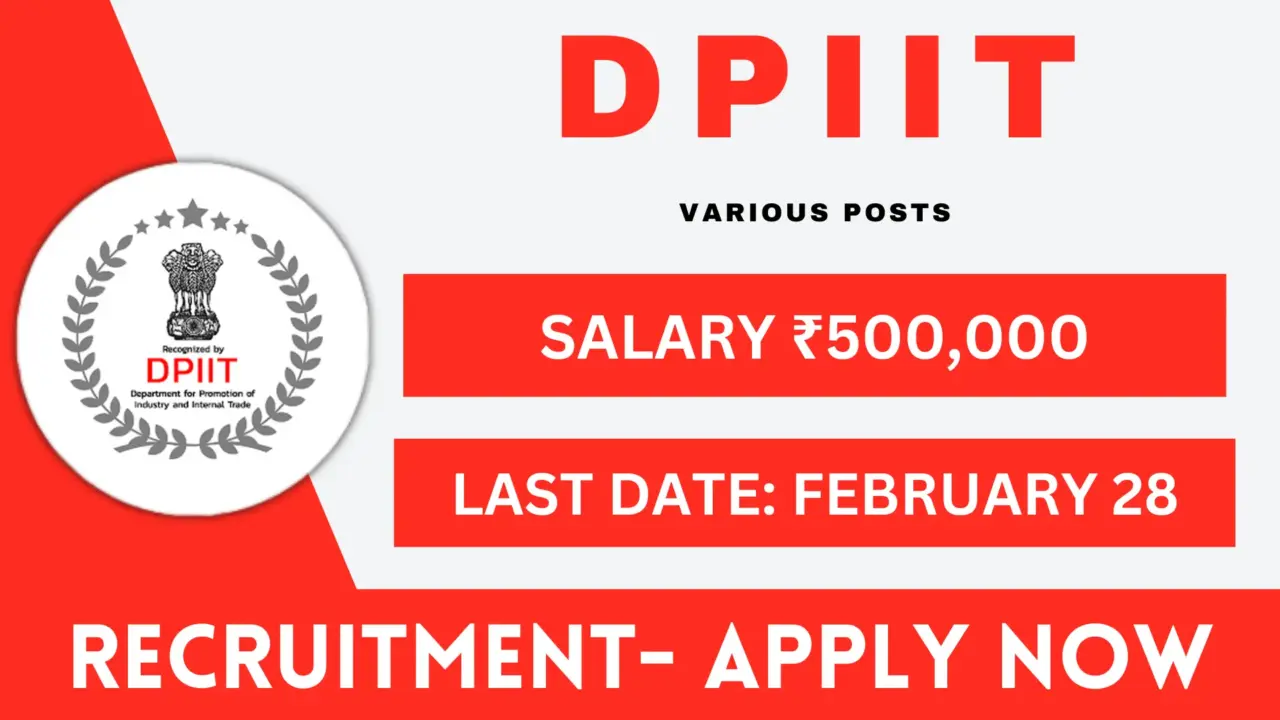 DPIIT Recruitment