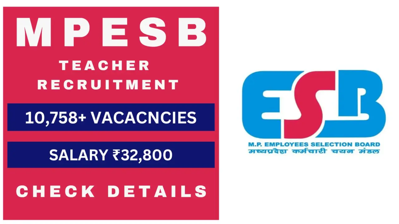 MPESB Teacher Recruitment