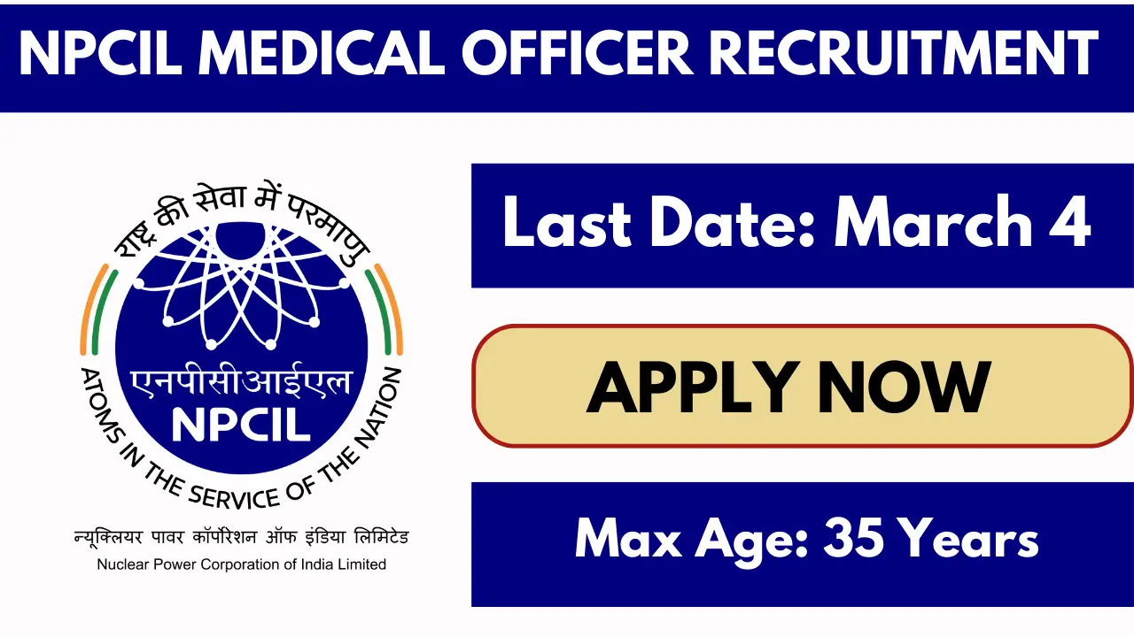 NPCIL Medical Officer Recruitment