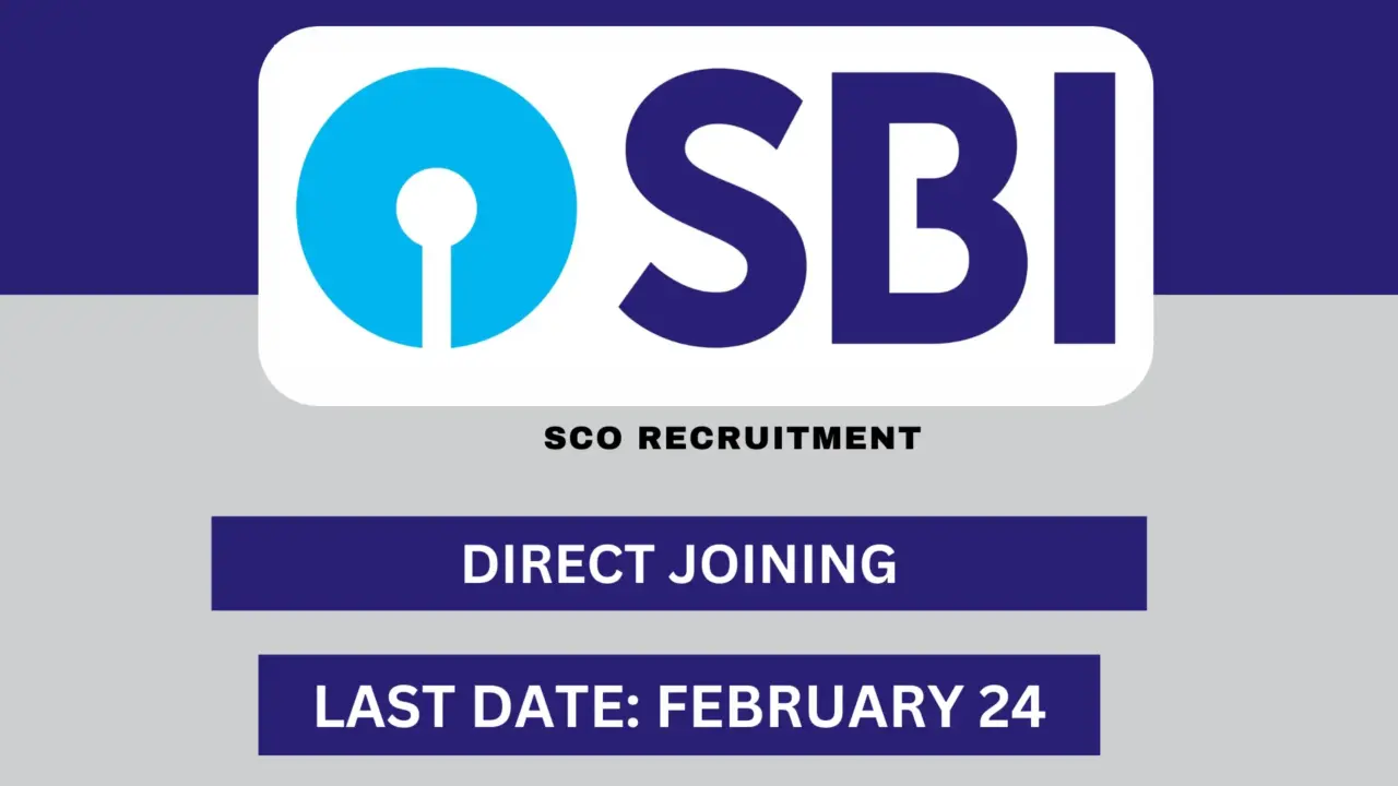 SBI SCO Recruitment