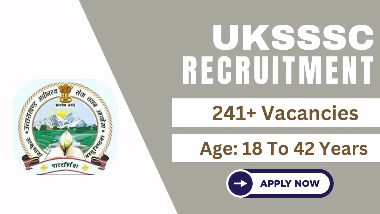 UKSSSC Group C Positions Recruitment